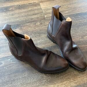 Crockett & Jones Rachel Brown Leather Chelsea Boot Size 7